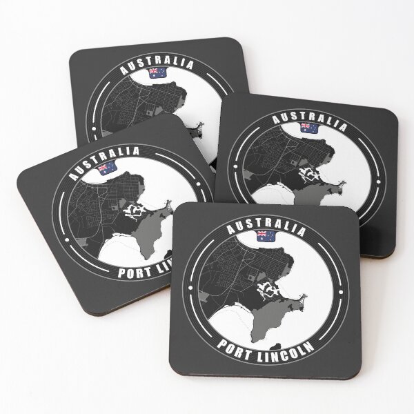 Item preview, Port Lincoln Australia City Map  designed and sold by Thistle-TShop.