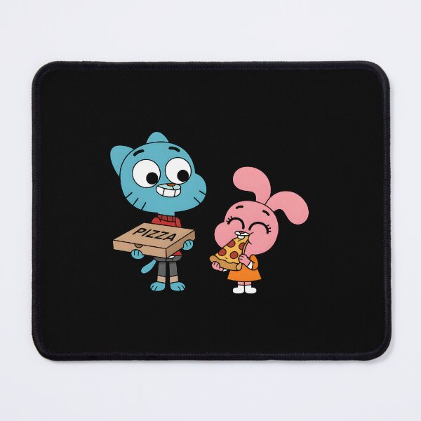 Item preview, Gumball And Anais Pizza Box – Funny Food Cartoon designed and sold by SabrNicola.