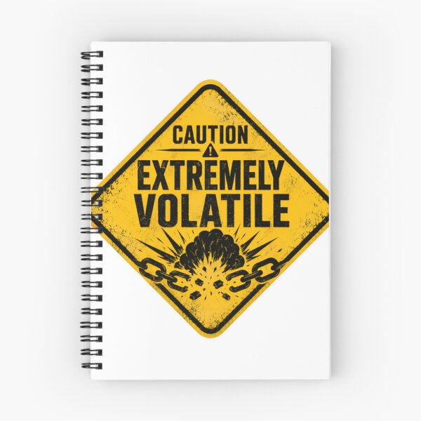 Item preview, Caution Extremely Volatile Personality Warning Humor designed and sold by HumansStuck12.