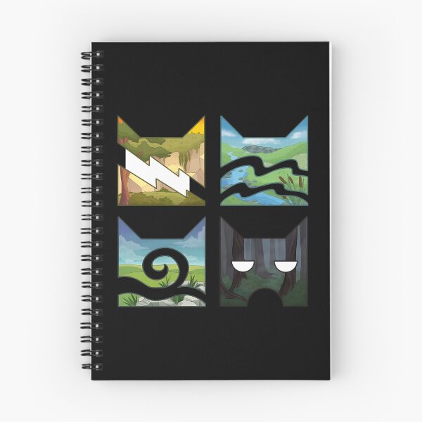 Item preview, Four Clan Elementss Felines Silhouettes  designed and sold by Goodimoodshop.
