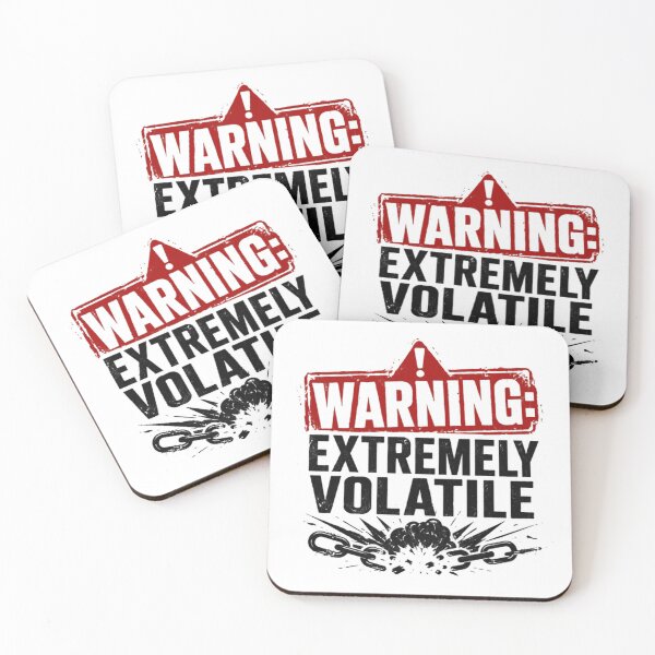 Item preview, Warning Extremely Volatile Personality Temper Attitude designed and sold by HumansStuck12.