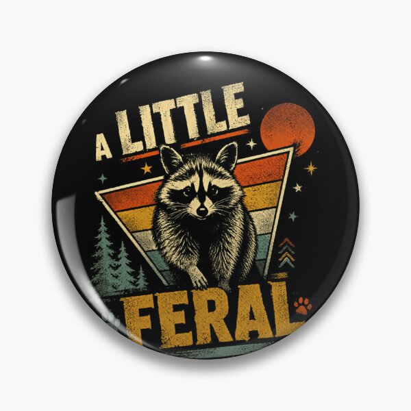 Item preview, A Little Feral Raccoon Wildlife Outdoor Nature Lover designed and sold by JonesFlora2025.