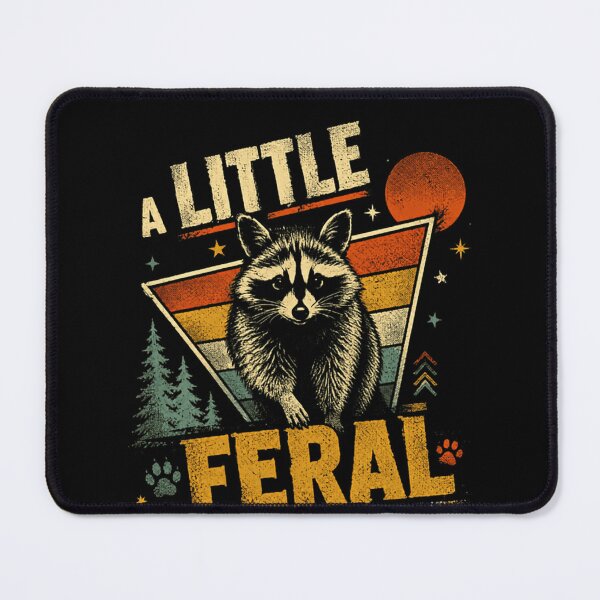 Item preview, A Little Feral Raccoon Wildlife Outdoor Nature Lover designed and sold by JonesFlora2025.