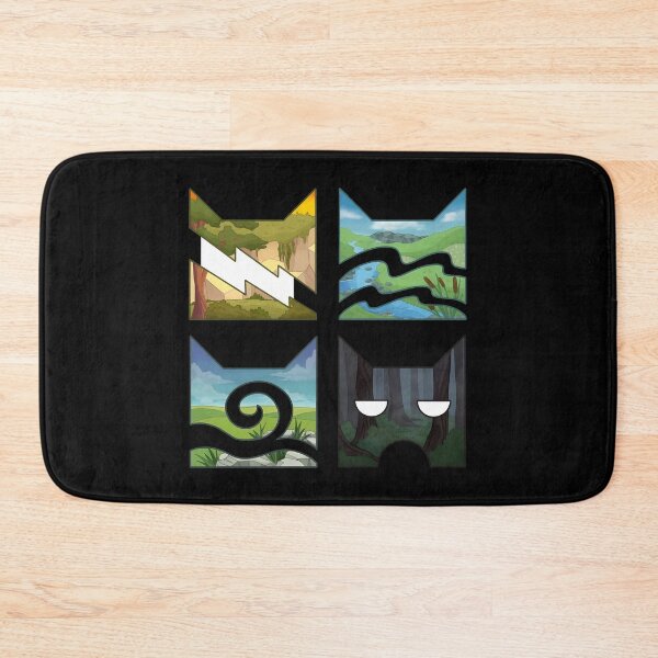 Item preview, Four Clan Elementss Felines Silhouettes  designed and sold by Goodimoodshop.