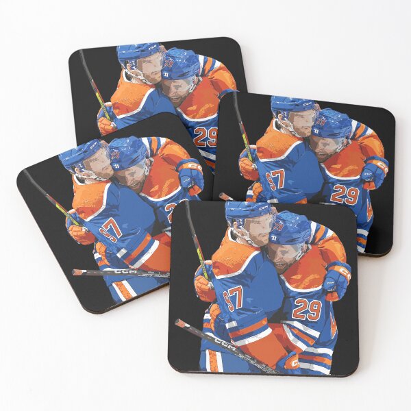 Item preview, Dynamic Hockey Duo Celebration Art designed and sold by NICHONING12.