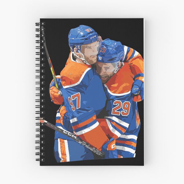 Item preview, Dynamic Hockey Duo Celebration Art designed and sold by NICHONING12.