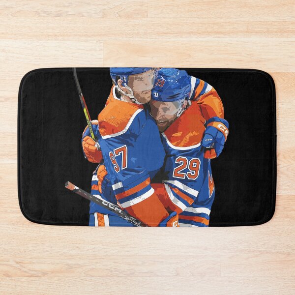 Item preview, Dynamic Hockey Duo Celebration Art designed and sold by NICHONING12.