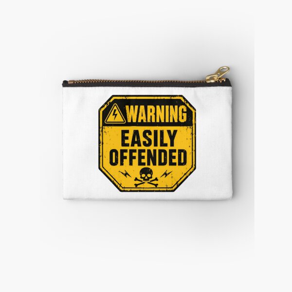 Item preview, Warning Easily Offended Sarcastic Humor Personality Statement designed and sold by HumansStuck12.