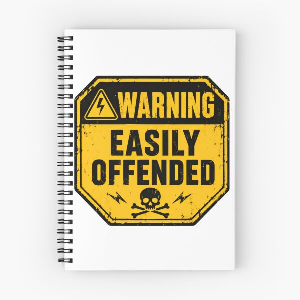 Item preview, Warning Easily Offended Sarcastic Humor Personality Statement designed and sold by HumansStuck12.
