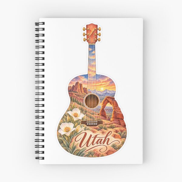 Item preview, Utah Red Rock Guitar designed and sold by Whimspired By Paxx.