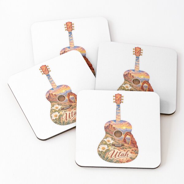 Item preview, Utah Red Rock Guitar designed and sold by Whimspired By Paxx.