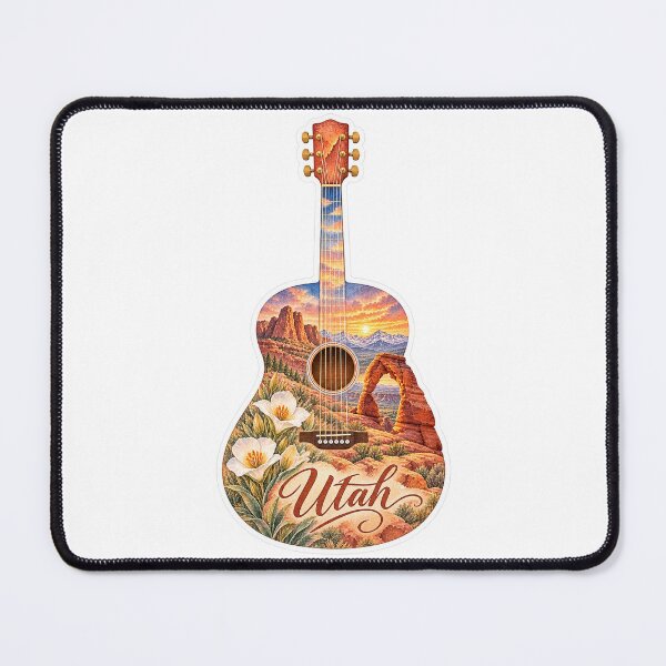 Item preview, Utah Red Rock Guitar designed and sold by Whimspired By Paxx.