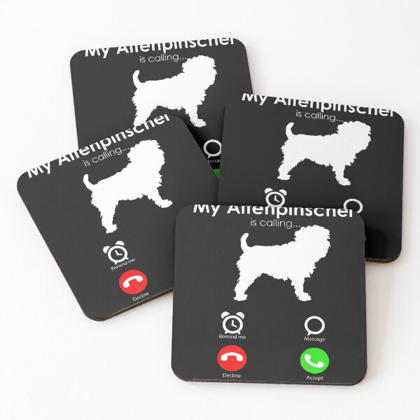 Item preview, My Affenpinscher is Calling - Funny Dog Lover Gift designed and sold by YarningsandYear.