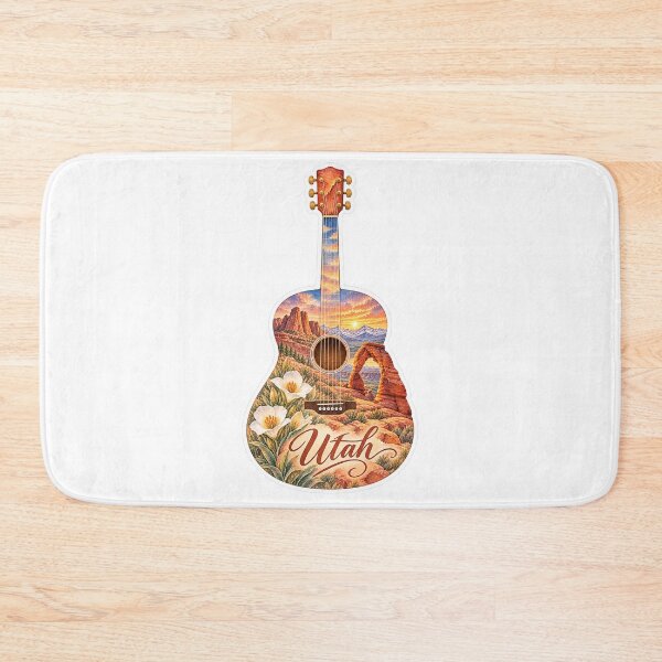 Item preview, Utah Red Rock Guitar designed and sold by Whimspired By Paxx.