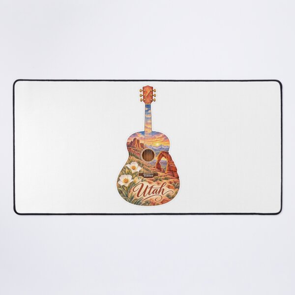 Item preview, Utah Red Rock Guitar designed and sold by Whimspired By Paxx.