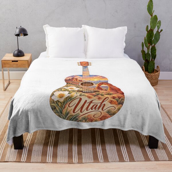 Item preview, Utah Red Rock Guitar designed and sold by Whimspired By Paxx.