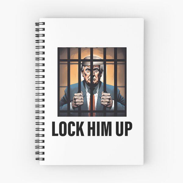Item preview, Lock Him Up Sticker - Anti Trump designed and sold by ZahiraFi-reston.