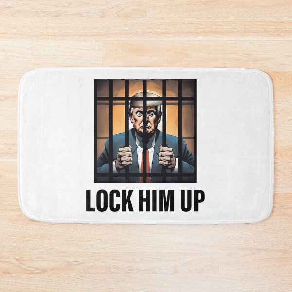 Item preview, Lock Him Up Sticker - Anti Trump designed and sold by ZahiraFi-reston.