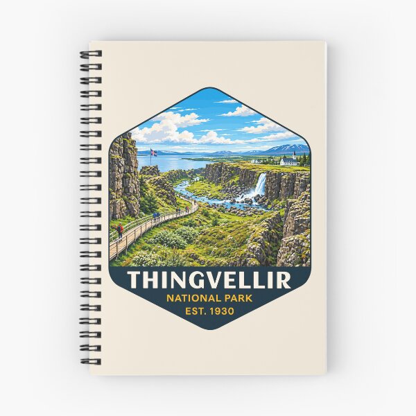 Item preview, Thingvellir National Park Iceland – Vintage Nordic Wilderness Adventure designed and sold by Gideon Emmerich.