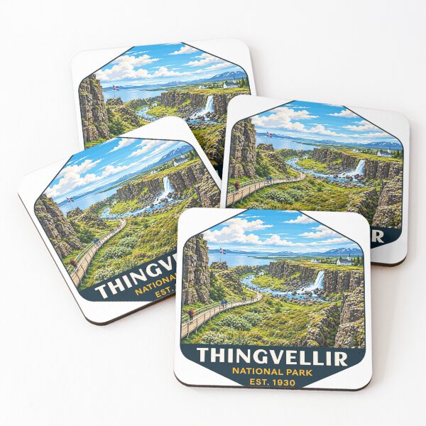 Item preview, Thingvellir National Park Iceland – Vintage Nordic Wilderness Adventure designed and sold by Gideon Emmerich.