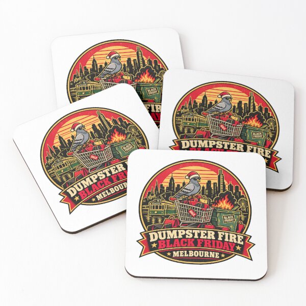 Item preview, Dumpster Fire Black Friday Shirt – Melbourne Funny Shopping Meme Design designed and sold by Globalcitytees.