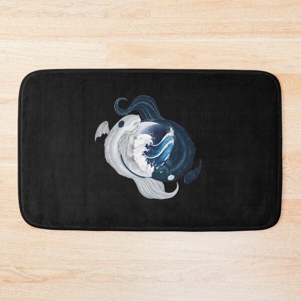 Item preview, Balanced Koi Yin Yang Moon Wave  designed and sold by MARGARETRHOA.