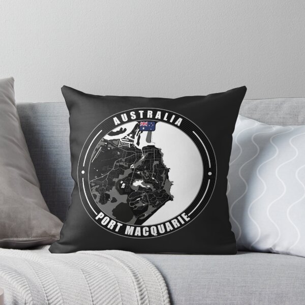 Item preview, Port Macquarie Australia City Map  designed and sold by Thistle-TShop.