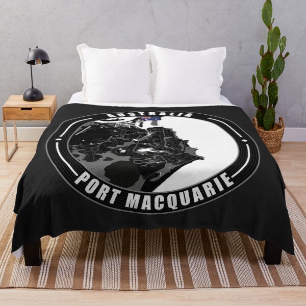 Item preview, Port Macquarie Australia City Map designed and sold by Thistle-TShop.