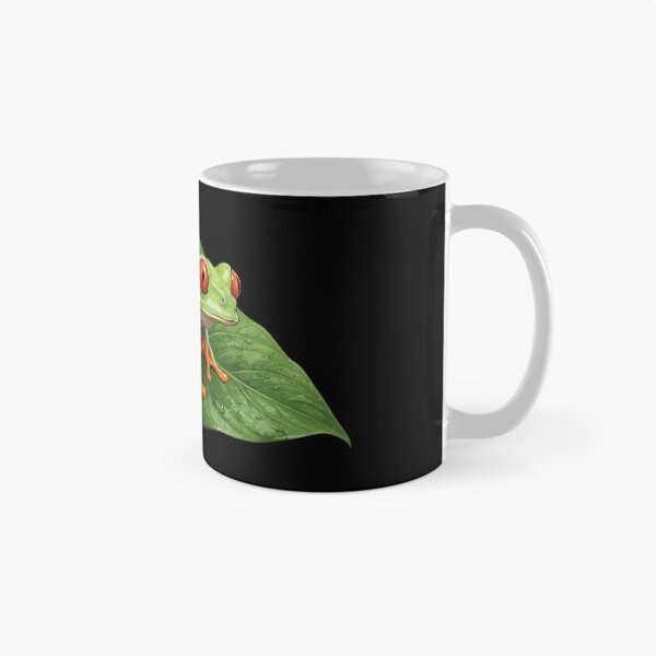 Item preview, Red Eye Tree Frog On Leaf Rainforest Animal designed and sold by CF_VintageDesign.