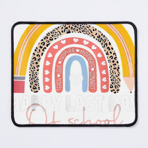 Item preview, Happy Last Day Of School Student Leopard Graduation Rainbow designed and sold by Foroirebouti.