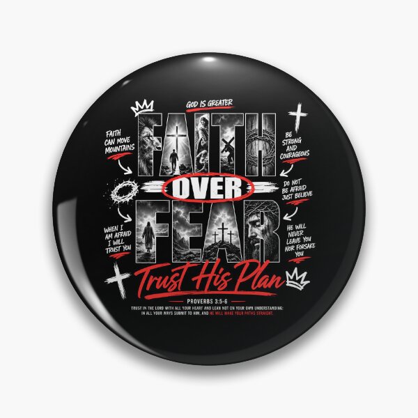 Item preview, Faith Over Fear Trust His Plan designed and sold by chizuneart.