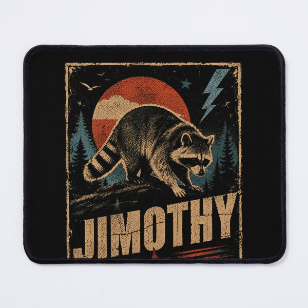 Item preview, Jimothy Raccoon Personalized Wildlife Nature Name designed and sold by JonesFlora2025.