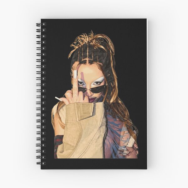 Item preview, Edgy Portrait Middle Finger Smoking Tee designed and sold by MichaelKi32145.