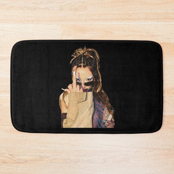 Item preview, Edgy Portrait Middle Finger Smoking Tee designed and sold by MichaelKi32145.