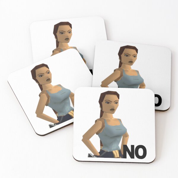 Item preview, Lara Croft No (Sticker) designed and sold by bsalaub-.