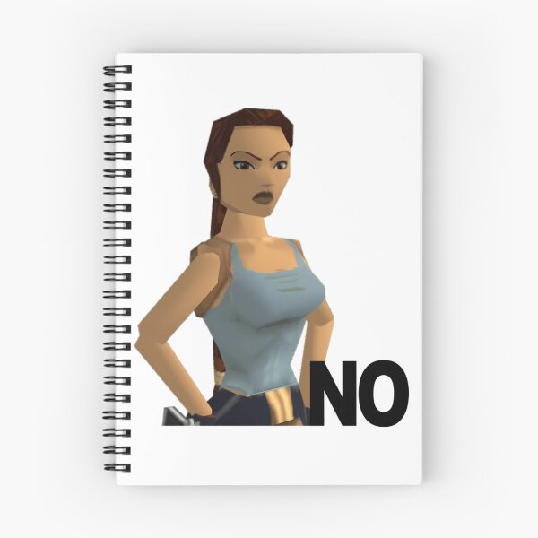 Item preview, Lara Croft No (Sticker) designed and sold by bsalaub-.