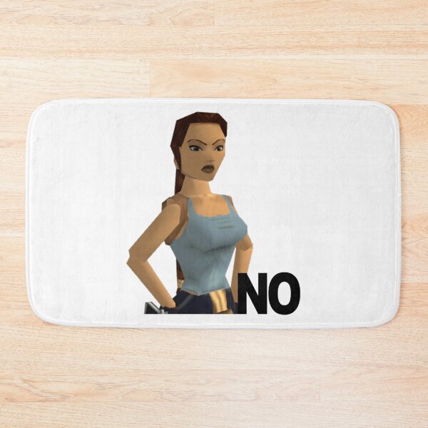 Item preview, Lara Croft No (Sticker) designed and sold by bsalaub-.