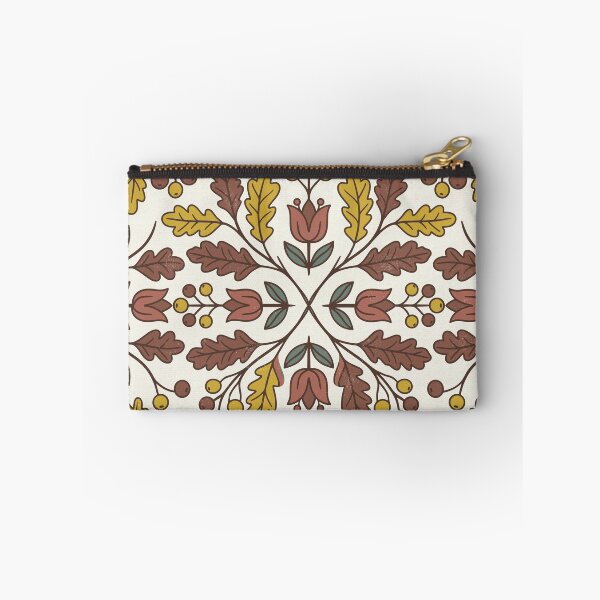Item preview, Autumn Botanical Symmetry with Retro Oak Leaves designed and sold by Pattique.