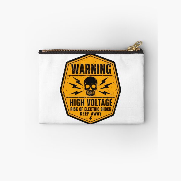 Item preview, Warning High Voltage Risk Of Electric Shock Keep Away Electrician Electrical Safety designed and sold by HumansStuck12.