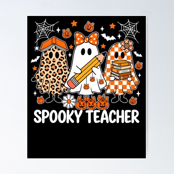 Item preview, Leoprad Spooky Teacher designed and sold by Rucrative5698.