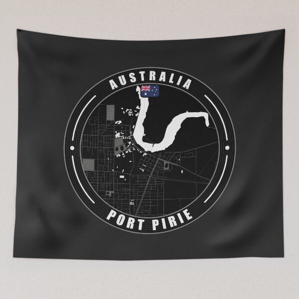 Item preview, Port Pirie Australia City Map  designed and sold by Thistle-TShop.