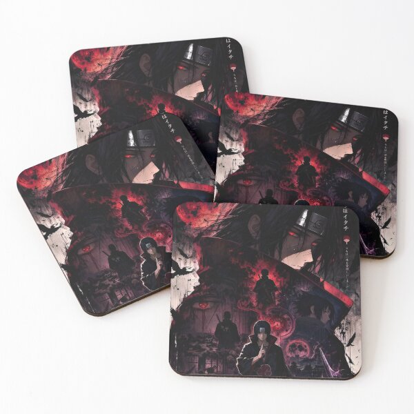 Item preview, Dark Shinobi Warrior Red Moon Raven Black Red Anime Aesthetic designed and sold by Dyan4.