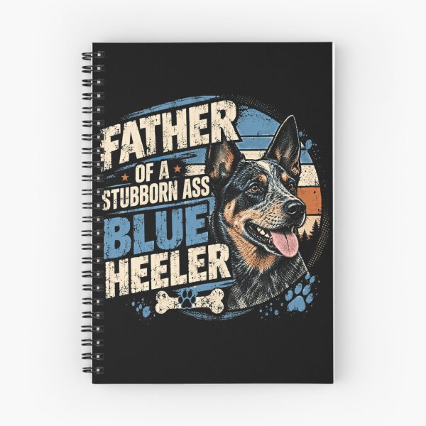 Item preview, Father Of A Stubborn Ass Blue Heeler Dog Dad Australian Cattle Dog Owner designed and sold by RetroMini2026.