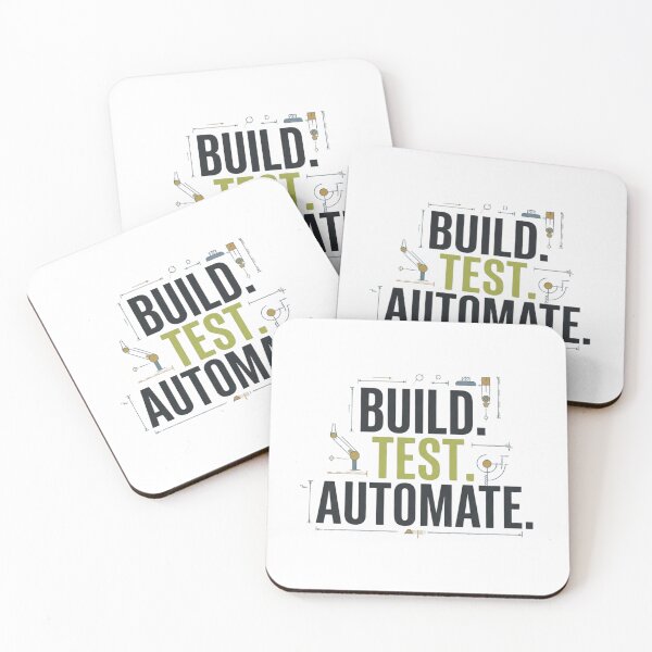 Item preview, Build Test Automate Robotics Engineer designed and sold by Amr Darwish Graphic designer.