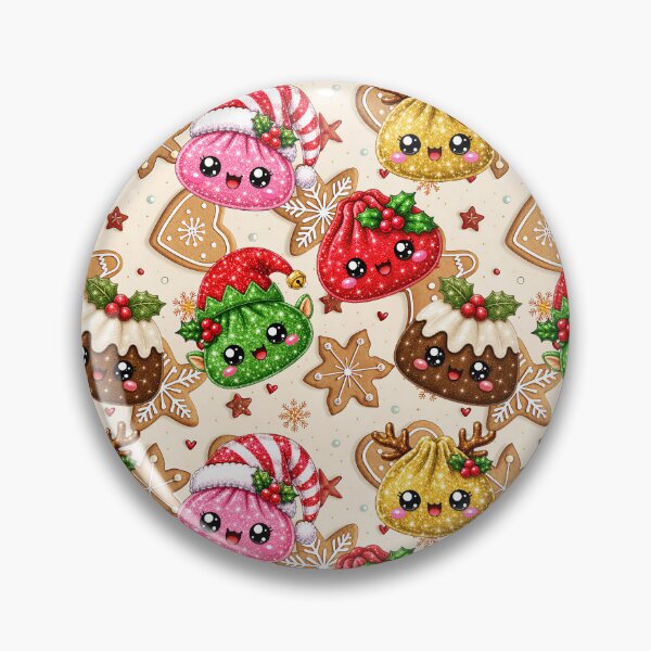 Item preview, Christmas Glitter Dumplings Cookies designed and sold by Pretty Things Online.
