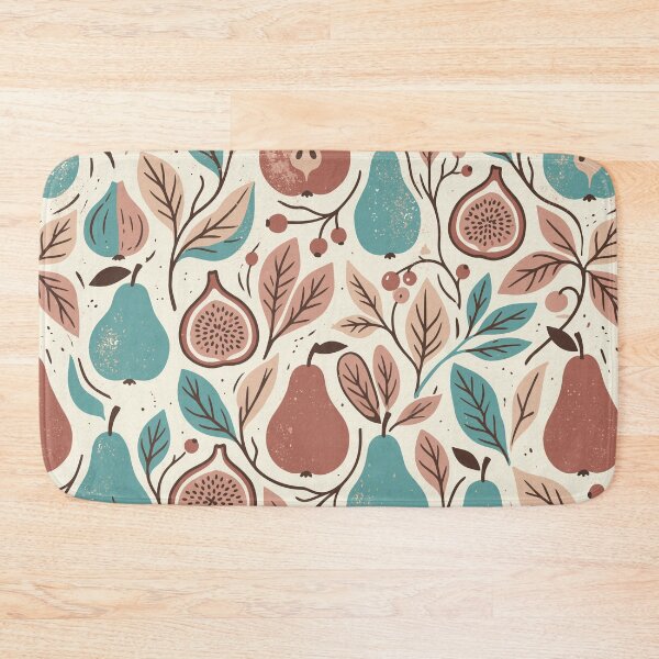 Item preview, Vintage Pears and Figs in Retro Style designed and sold by Pattique.