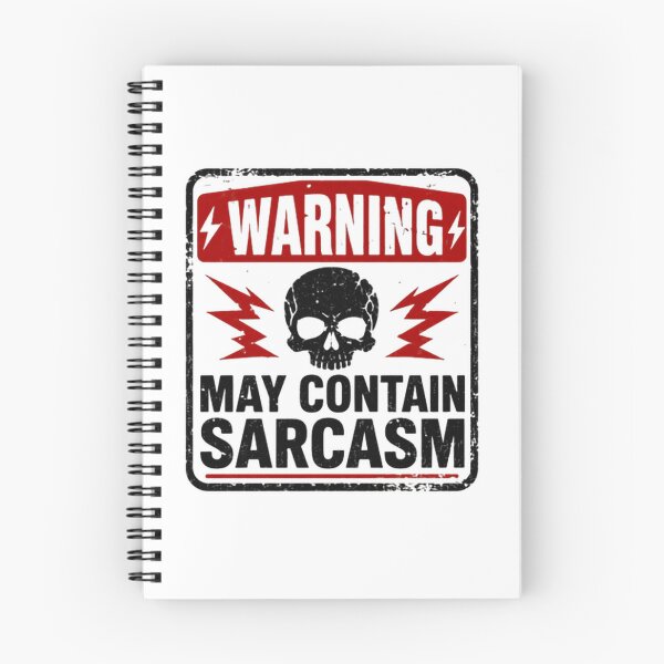 Item preview, Warning May Contain Sarcasm Sarcastic Humor Statement designed and sold by HumansStuck12.