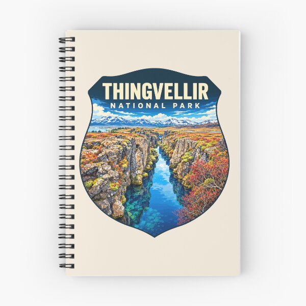 Item preview, Thingvellir National Park Iceland – Vintage Nordic Wilderness Adventure designed and sold by Gideon Emmerich.