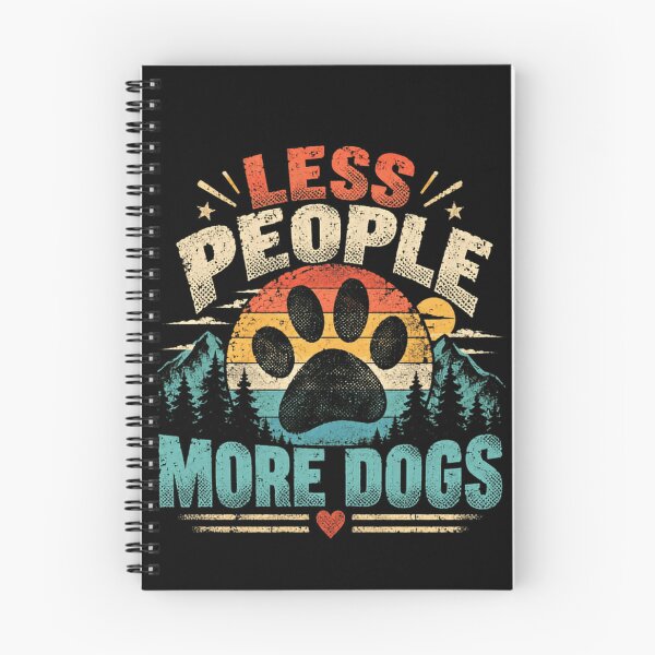 Item preview, Less People More Dogs Dog Lover Pet Parent Canine Enthusiast designed and sold by RetroMini2026.
