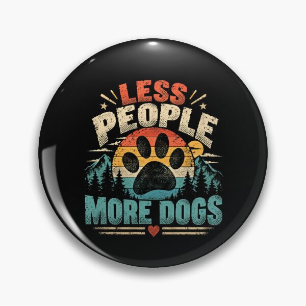 Item preview, Less People More Dogs Dog Lover Pet Parent Canine Enthusiast designed and sold by RetroMini2026.